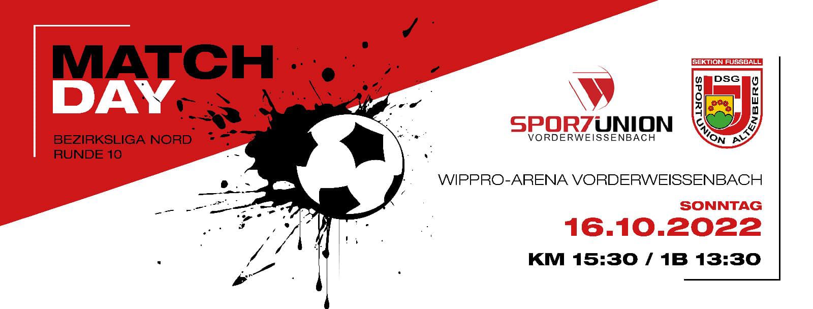 Auswärtsspiel Vorderweissenbach Herbst 2022