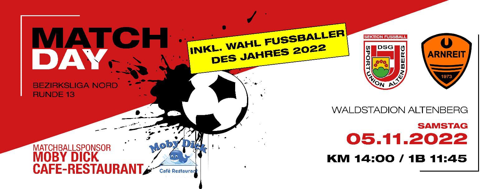 Heimspiel Union Arnreit Herbst 2022