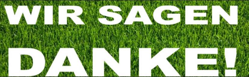 Wir sagen Danke